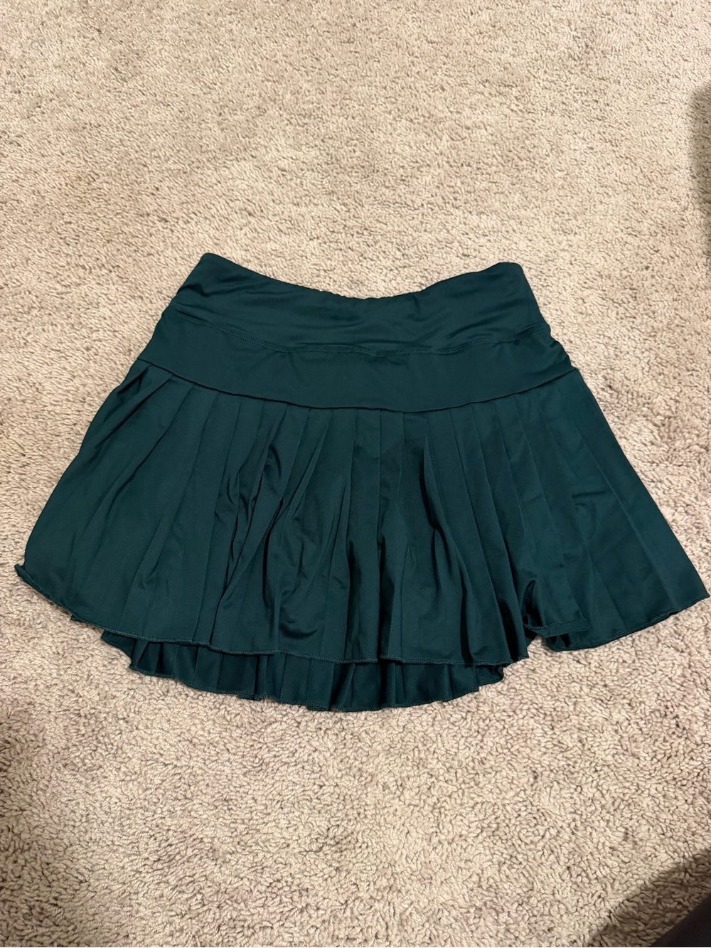 Pleated Dark Green Women’s Skirt